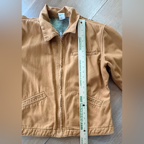 Vintage ETHYL”S LG Golden Brown Jacket with Graphic Wild West Lining - Picture 14 of 14